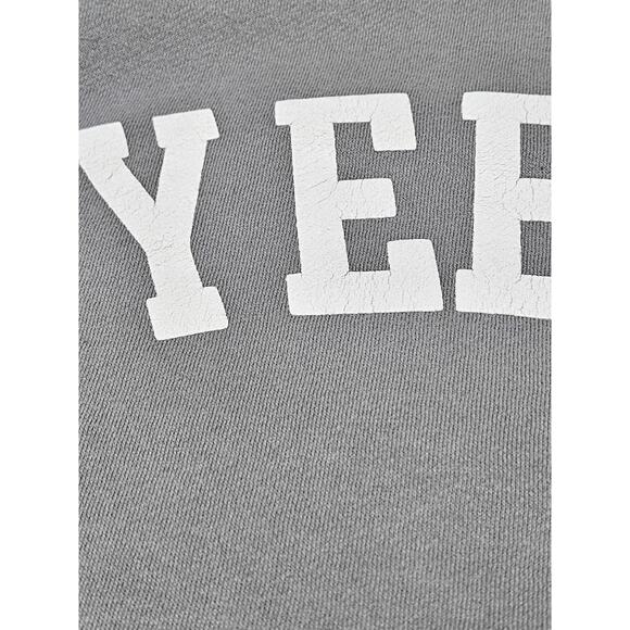 YEE YEE Sweater Mens Extra Large Gray Oversized Collegiate Sweatshirt - Picture 5 of 12
